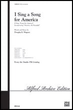I Sing a Song for America SATB choral sheet music cover